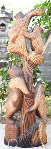 Wooden Bear Handmade From Suar Wood