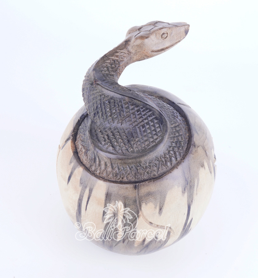Wooden Snake, Hand Carved From Waru Wood