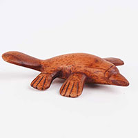 Wooden Animal, Handmade From Hibiscus Wood