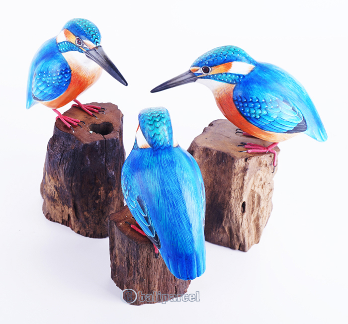 Wooden Toucan Bird With Painted, Handmade From Albesia Wood