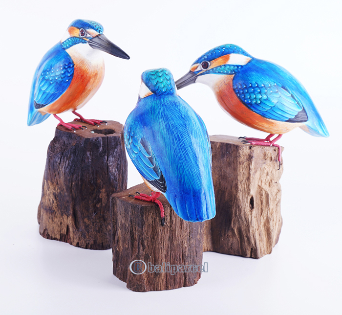 Wooden Toucan Bird With Painted, Handmade From Albesia Wood