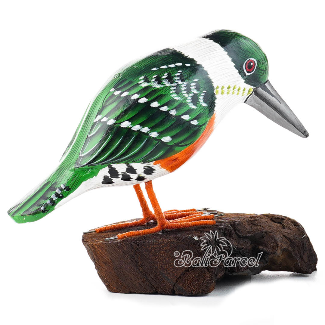 Wooden Toucan Bird With Painted, Handmade From Albesia Wood