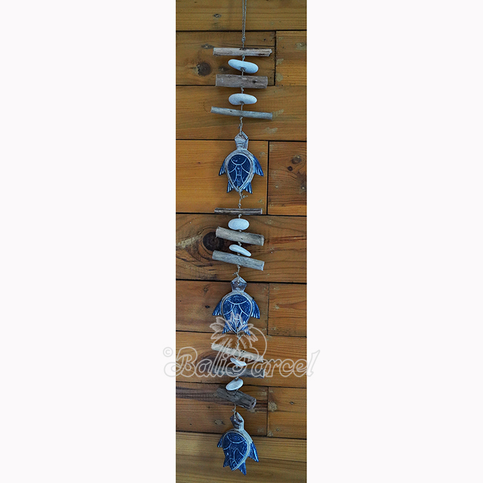 Wooden Wall Hanging Turtle, Handmade From Albesia Wood