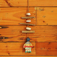 Wooden Wall Hanging Turtle, Handmade From Albesia Wood