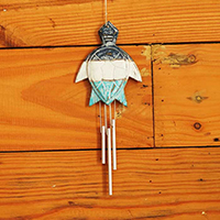 Wooden Wall Hanging Turtle, Handmade From Albesia Wood