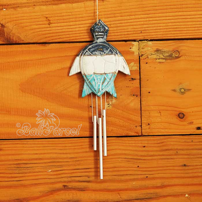 Wooden Wall Hanging Turtle, Handmade From Albesia Wood
