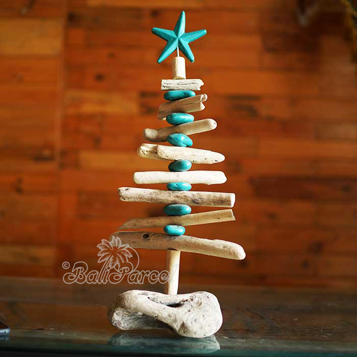Wooden Starfis With Stand, Handmade From Albesia Wood