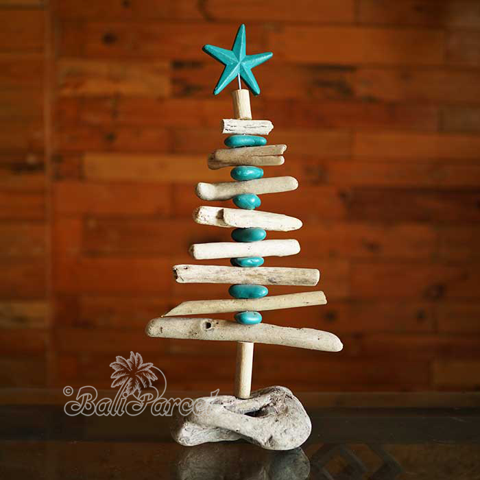 Wooden Starfis With Stand, Handmade From Albesia Wood