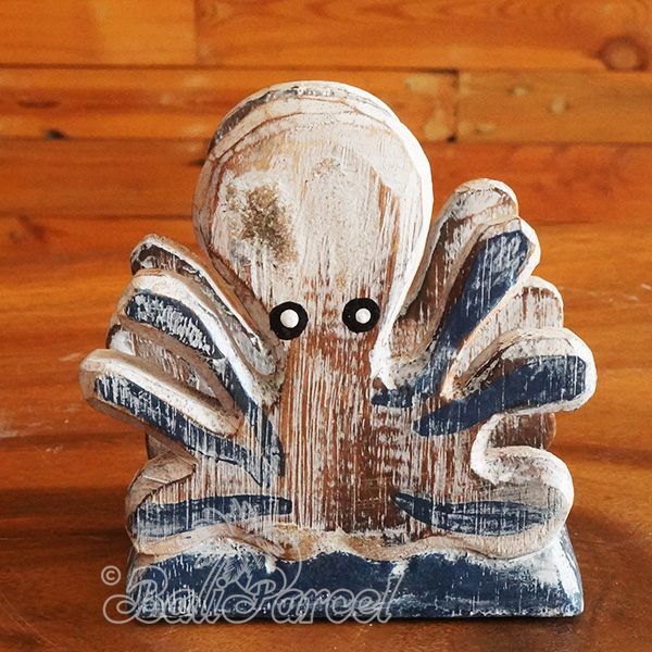 Wooden Serviette Holder, Handmade From Albesia Wood