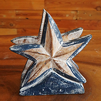 Wooden Serviette Holder, Handmade From Albesia Wood