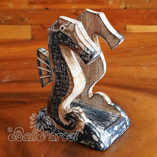 Wooden Serviette Holder, Handmade From Albesia Wood