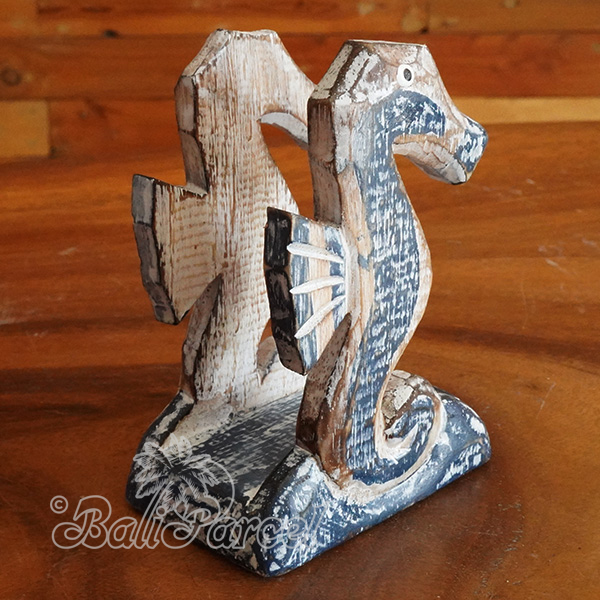 Wooden Serviette Holder, Handmade From Albesia Wood