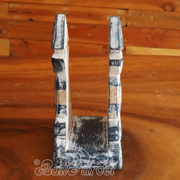 Wooden Serviette Holder, Handmade From Albesia Wood