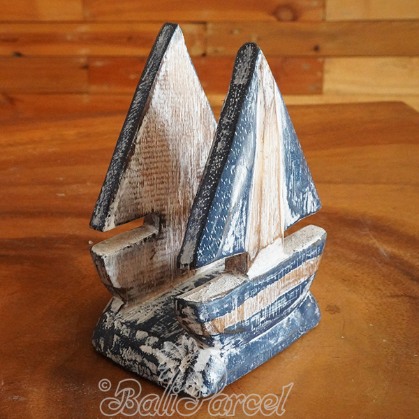 Wooden Serviette Holder, Handmade From Albesia Wood