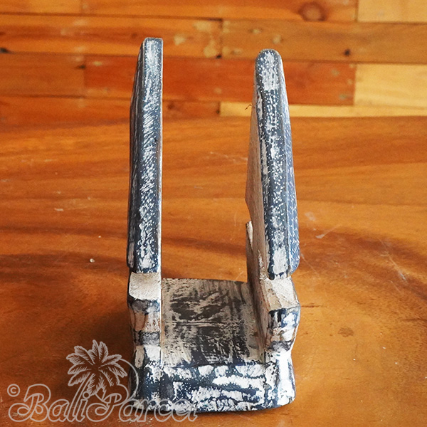 Wooden Serviette Holder, Handmade From Albesia Wood