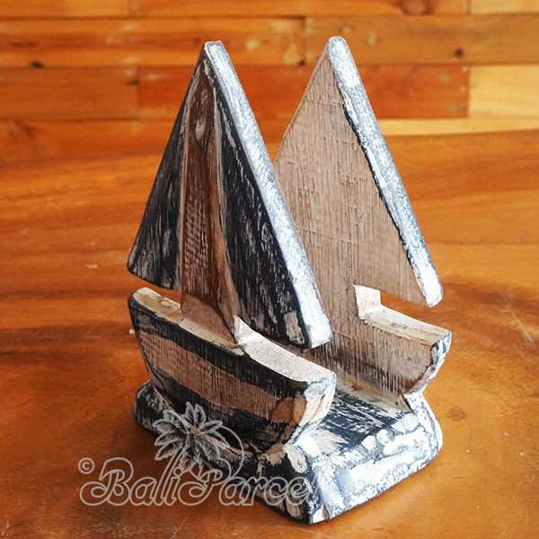 Wooden Serviette Holder, Handmade From Albesia Wood