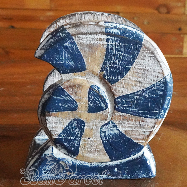 Wooden Serviette Holder, Handmade From Albesia Wood