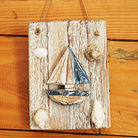 Wooden Wall Hanging, Handmade From Albesia Wood