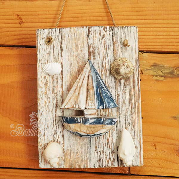 Wooden Wall Hanging, Handmade From Albesia Wood
