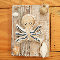 Wooden Wall Hanging, Handmade From Albesia Wood