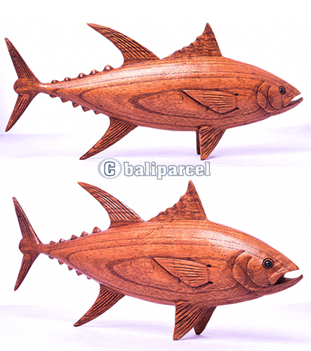 Wooden Fish, Hand Made From Hibiscus Wood