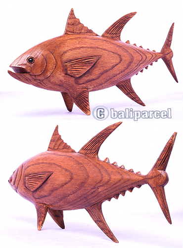 Wooden Fish, Hand Made From Hibiscus Wood