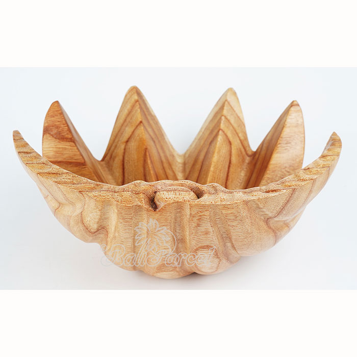 Sea Shell Shape Bowl, Handmade From Hibiscus Wood