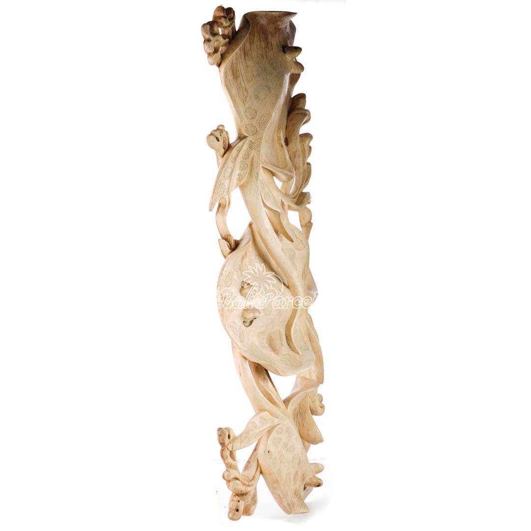 Wooden Wallhanging Manta Ray, Handmade From Crocodile Wood