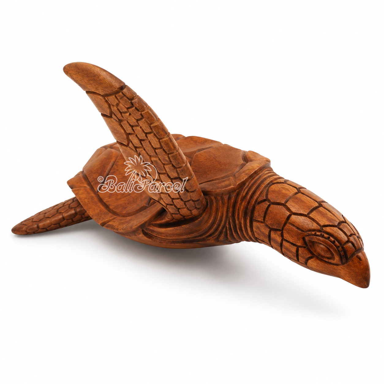 Wooden Wallhanging Turtle, Handmade From Suar Wood