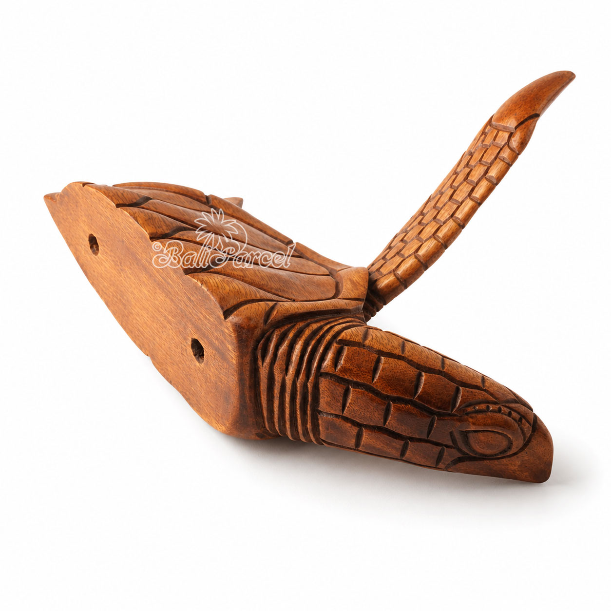 Wooden Wallhanging Turtle, Handmade From Suar Wood