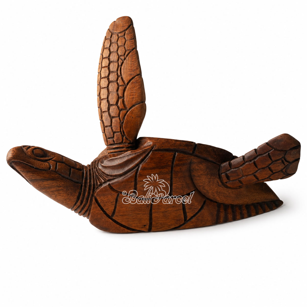 Wooden Wallhanging Turtle, Handmade From Suar Wood