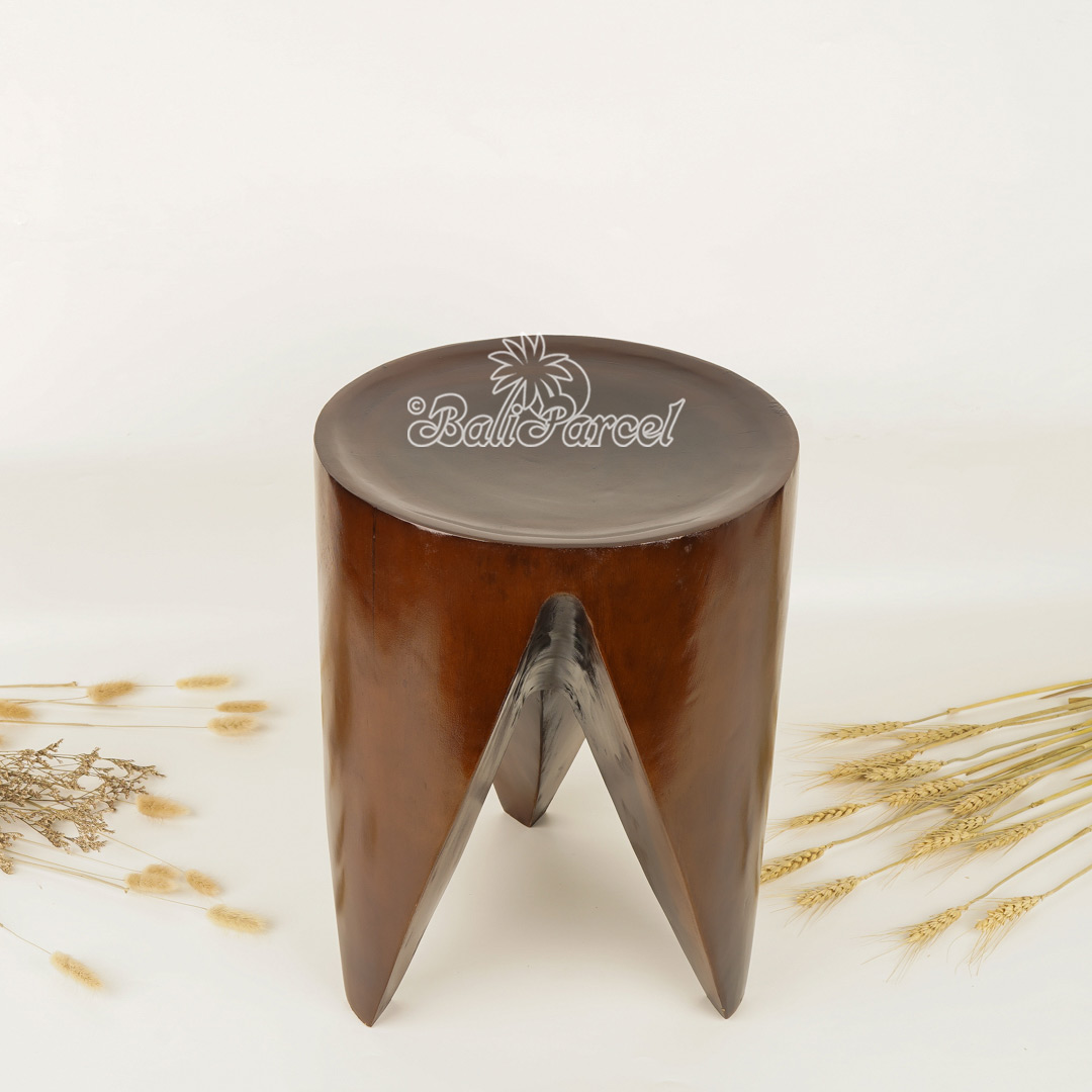 Wooden Stool Hand Made One Pieces Of Suar Wood