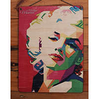 Wooden Art Print Wall Ornament, The Original Photo Can Be Printed To The Wood, If Any Custom Photos We Can Print It, Is Made From Plywood Wood