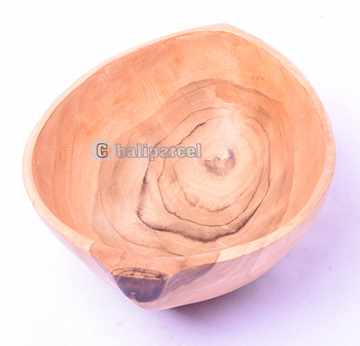 Wooden Bowl, Hand Made From Teak Wood