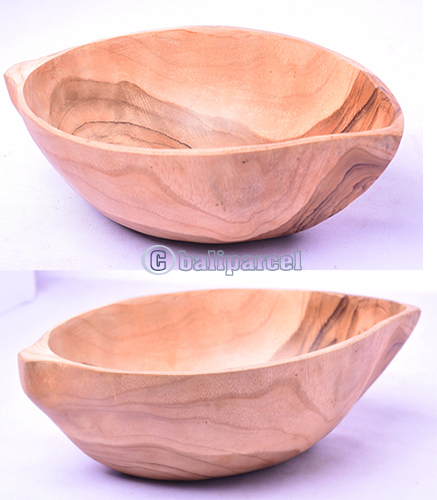 Wooden Bowl, Hand Made From Teak Wood