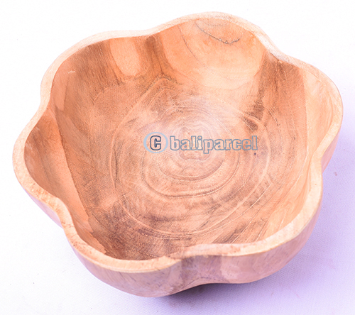 Wooden Bowl, Hand Made From Teak Wood