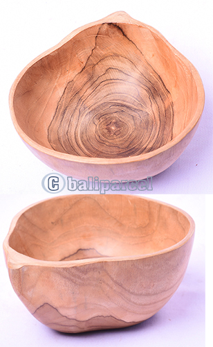Wooden Bowl, Hand Made From Teak Wood