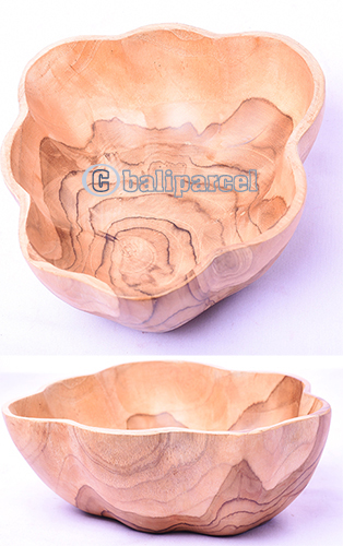 Wooden Bowl, Hand Made From Teak Wood