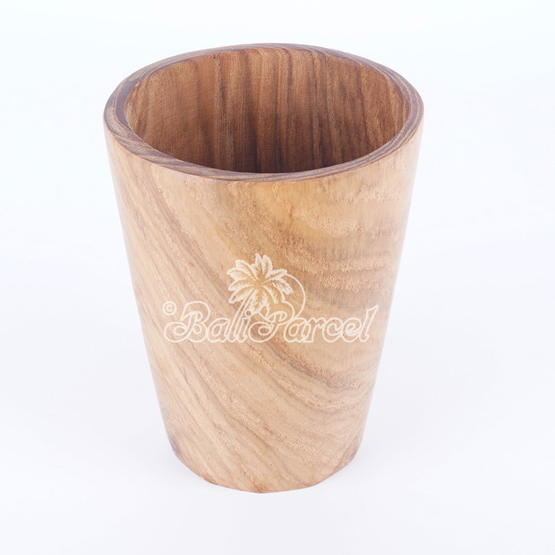 Wooden Drinking Glass, Hand Made From Teak Wood