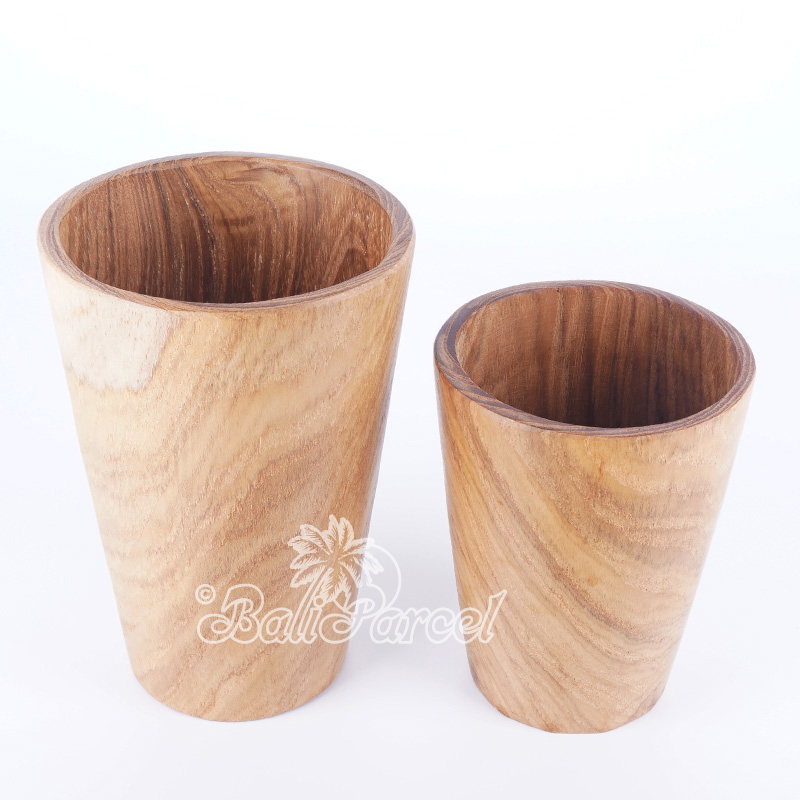 Wooden Drinking Glass, Hand Made From Teak Wood