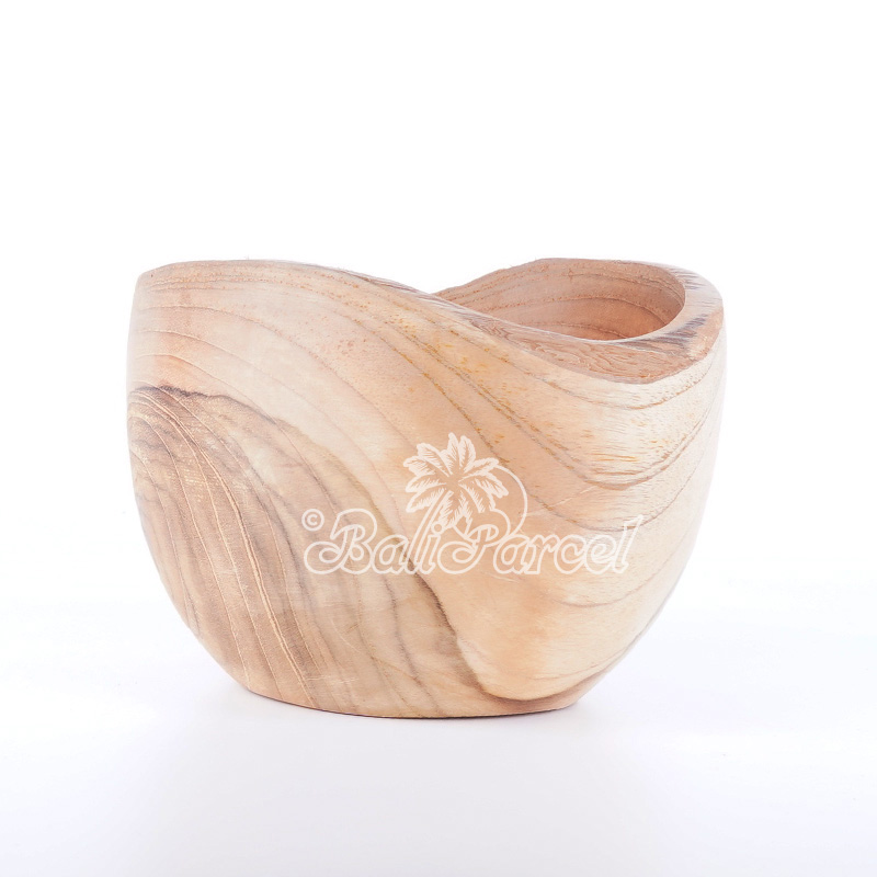 Wooden Bowl, Hand Made From Teak Wood