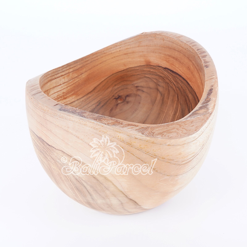 Wooden Bowl, Hand Made From Teak Wood