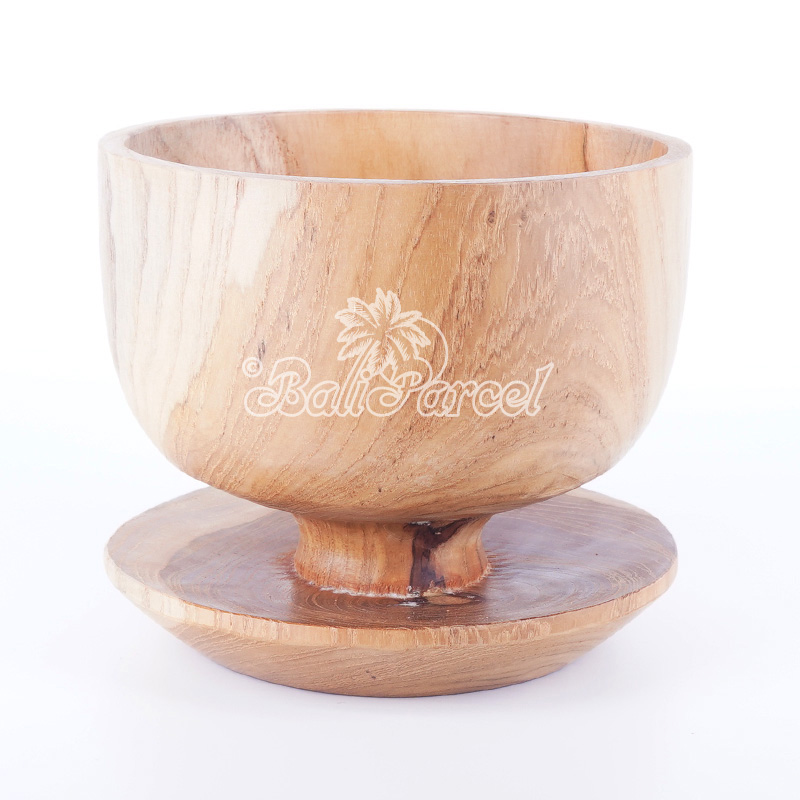 Wooden Bowl, Hand Made From Teak Wood