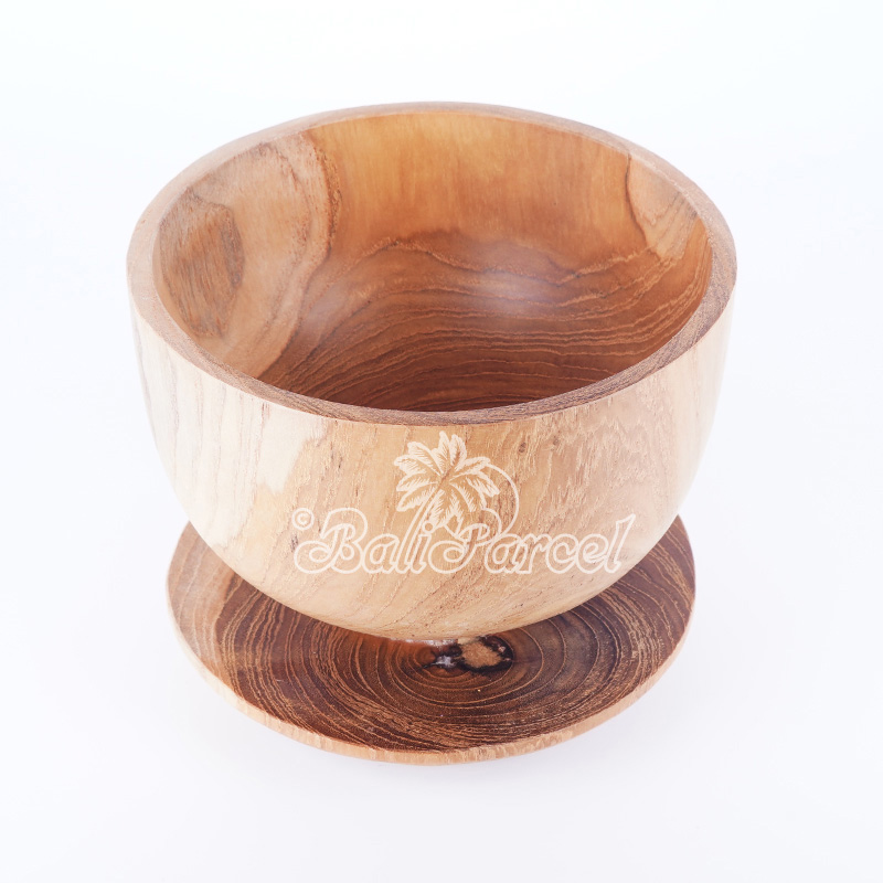 Wooden Bowl, Hand Made From Teak Wood