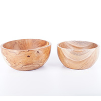 Wooden Bowl, Hand Made From Teak Wood