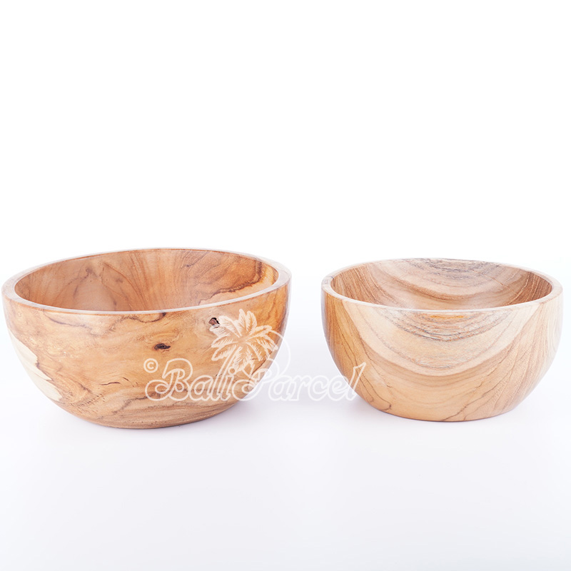 Wooden Bowl, Hand Made From Teak Wood
