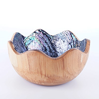 Wooden Bowl, Hand Made From Teak Wood