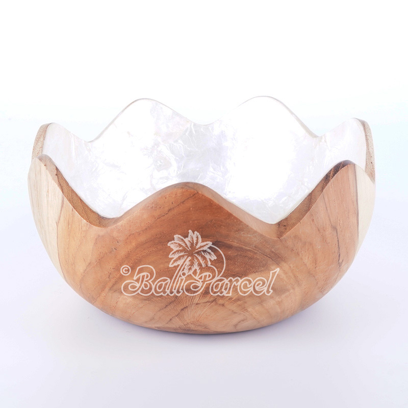 Wooden Bowl, Hand Made From Teak Wood