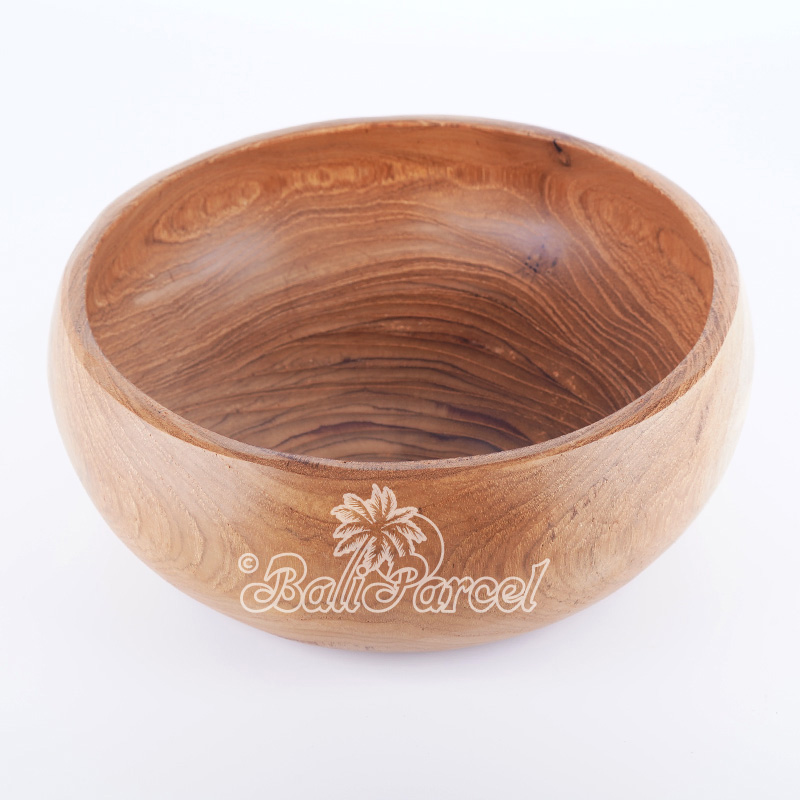 Wooden Bowl, Hand Made From Teak Wood