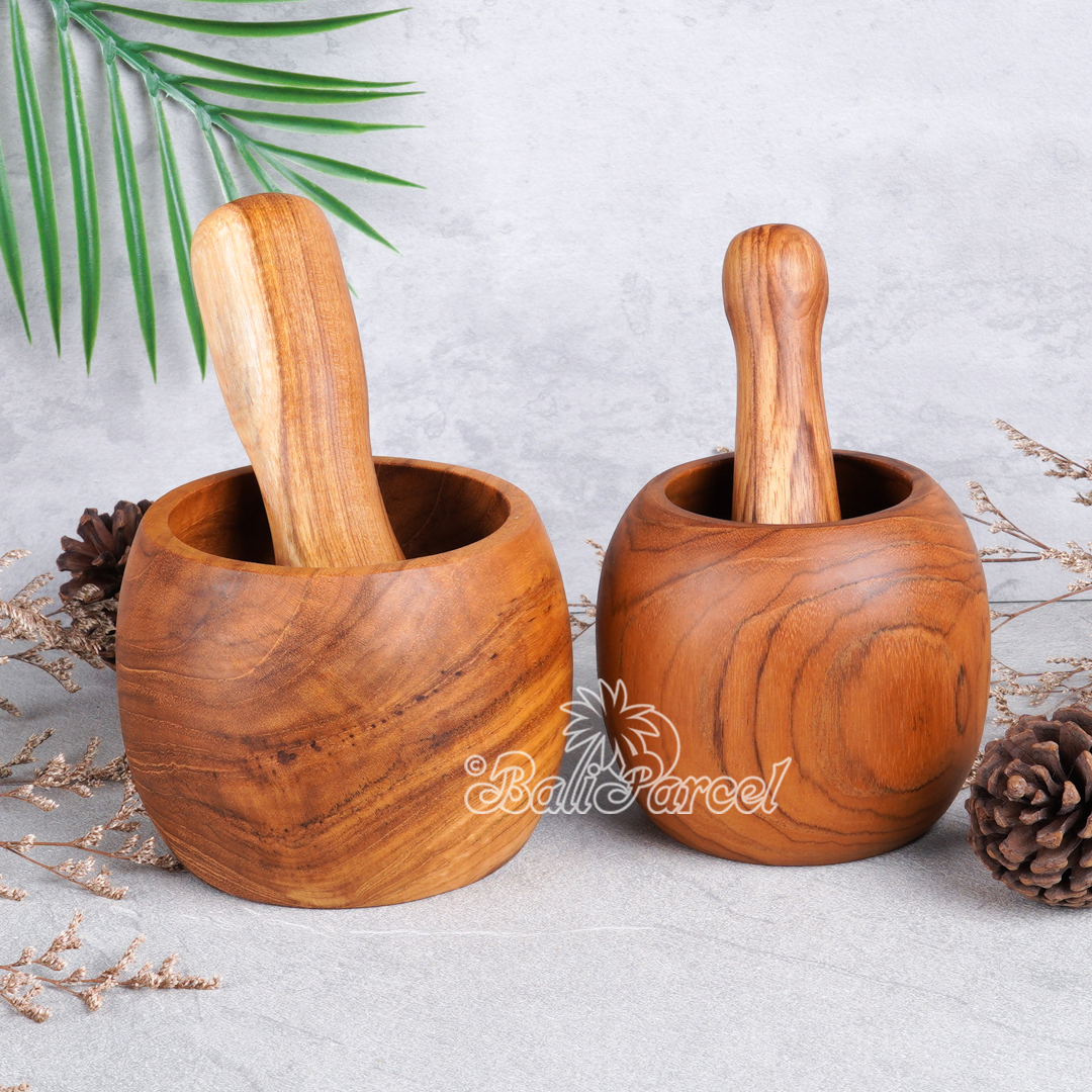 Wooden Bowl, Hand Made From Teak Wood, Finishing With Olive Oil.